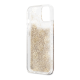 Maska za iPhone 13 6.1 Guess Hc Liquid Glitter Peony zlatna (GUHCP13MLGPEGO) - 201075