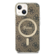 Maska za iPhone 15 6.1 braon (GUHMP15SH4STW) Guess Hc Magsafe IML 4G Pattern - 210437