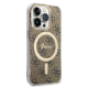Maska za iPhone 15 Pro 6.1 braon (GUHMP15LH4STW) Guess Hc Magsafe IML 4G Pattern - 210438