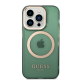 Maska za iphone 14 Pro 6.1 Guess Hc Magsafe Outline Translucent zlatna (GUHMP14LHTCMA) - 205372