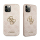 Maska za iPhone 12 Pro Max 6.7 Guess Hc PC 4G Big Metal Logo pink (GUHCP12L4GMGPI) - 205380