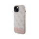 Maska za iPhone 15 6.1 Guess Hc PC/TPU 4G Bottom Stripe roze (GUHCP15SG4GLPI) - 211145