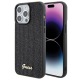 Maska za iPhone 15 Pro Max 6.7 (GUHCP15XPMSDGSK) Guess Hc PU Disco Script Metal - 200861-1