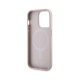 Maska za iPhone 15 Pro 6.1 Guess Magsafe 4G Pu Printed Stripes roze (GUHMP15LP4RPSP) - 211144