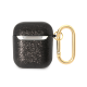 Torbica Guess za Airpods 1/2 PU Glitter Flake crna (GUA2HGGSHK) - 205388