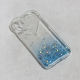 Torbica Heart Glitter za iPhone 12 6.1 plava - 97553-1
