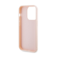 Maska za iPhone 15 Pro 6.1 Karl Lagerfeld 3D Rubber Glitter Logo roze (KLHCP15L3DMBKCP) - 211138