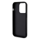 Maska za iPhone 15 Pro Max 6.7 Karl Lagerfeld 3D Rubber Glitter Logo crna (KLHCP15X3DMBKCK) - 211140