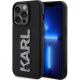 Maska za iPhone 15 Pro 6.1 Karl Lagerfeld Hc 3D Logo Glitter crna (KLHCP15L3DMBKCK) - 210406
