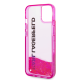Maska za iPhone 11 6.1 Karl Lagerfeld Hc Liquid Glitter Elong pink ( KLHCN61LCKVF) - 205330