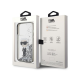 Maska za iPhone 15 Pro 6.1 transparent (KLHCP15LLKKNSK) Karl Lagerfeld Hc Liquid Glitter Ikonik - 210414