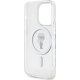 Maska za iPhone 15 Pro 6.1 transparent (KLHMP15LHFCKNOT) Karl Lagerfeld Hc Magsafe IML Ikonik - 210411