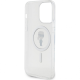 Maska za iPhone 15 Pro Max 6.7 transparent (KLHMP15XHFCKNOT) Karl Lagerfeld Hc Magsafe IML Ikonik - 210412