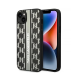 Maska za iPhone 14 6.1 Karl Lagerfeld Hc Monogram stripe siva (KLHCP14SPGKLSKG) - 205301