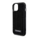 Maska za iPhone 15 Pro Max 6.7 Karl Lagerfeld Hc Rhinestone Metal Plate Logo crna (KLHCP15XHDSPLK) - 210409