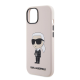 Maska za iPhone 15 6.1 Karl Lagerfeld Hc Silicone NFT Ikonik roze (KLHCP15SSNIKBCP) - 211143