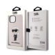 Maska za iPhone 15 6.1 Karl Lagerfeld Hc Silicone NFT Ikonik roze (KLHCP15SSNIKBCP) - 211143