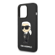 Maska za iPhone 15 Pro Max 6.7 Karl Lagerfeld Hc Silicone NFT Ikonik crna (KLHCP15XSNIKBCK) - 211142