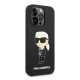 Maska za iPhone 15 Pro Max 6.7 Karl Lagerfeld Hc Silicone NFT Ikonik crna (KLHCP15XSNIKBCK) - 211142