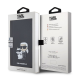 Maska za iPhone 15 Pro Max 6.7 Karl Lagerfeld Saffiano BP Nft Karl&Choupette, crna - 210449