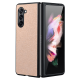 Torbica Leather Fold za Samsung F946B Galaxy Z Fold 5 5G krem - 209245