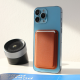 Torbica Leather Magsafe Pocket za iPhone 12 braon - 204124-1