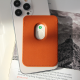 Torbica Leather Magsafe Pocket za iPhone 12 braon - 204124-1