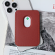 Torbica Leather Magsafe Pocket za iPhone 14 bordo - 205822