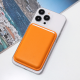 Torbica Leather Magsafe Pocket za iPhone 14 narandzasta - 205824