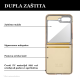 Maska za Samsung Galaxy Z Flip 6 5G Luxurious Shell Pattern siva - 215548