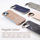 Torbica Magsafe Carbon za iPhone 16 Pro Max 6.9 braon - 219028