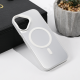 Maska za iPhone 17 63 Magsafe Clear srebrna - 223332