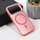 Maska za iPhone 17 Pro 63 Magsafe Clear roze - 223336