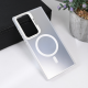 Torbica Magsafe Clear za Samsung S918B Galaxy S23 Ultra srebrna - 215531