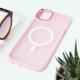 Torbica Magsafe colorful za iPhone 15 Plus 6.7 roze - 209798