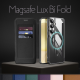 Torbica Magsafe Lux Bi Fold za Samsung S908B Galaxy S22 Ultra ljubicasta - 220619