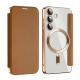 Torbica Magsafe Lux Bi Fold za Samsung S921B Galaxy S24 braon - 220629