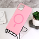 Torbica Magsafe Matte Color iPhone 11 Pro Max 6.5 roze - 218149