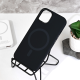 Torbica Magsafe Matte Color iPhone 14 6.1 crna - 218158