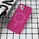 Maska za iPhone 15 6.1 Magsafe Pure color tamno pink - 221686
