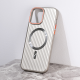 Torbica Magsafe Stripe za iPhone 13 Pro Max 6.7 siva - 216447