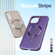 Torbica Magsafe Stripe za iPhone 14 6.1 ljubicasta - 216449