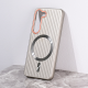 Torbica Magsafe Stripe za Samsung S911B Galaxy S23 siva - 216520