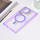 Torbica Magsafe transparent za Samsung S928B Galaxy S24 Ultra ljubicasta - 216563