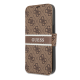 Maska za iPhone 13 6.1 braon (GUBKP13M4GDBR) na preklop Guess Bk Pu 4G Stripe - 201098