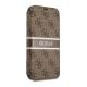 Maska za iPhone 13 6.1 braon (GUBKP13M4GDBR) na preklop Guess Bk Pu 4G Stripe - 201098