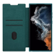 Maska za Samsung Galaxy S23 Ultra Nillkin Qin Pro (plain leather) zelena - 205947