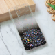 Maska za Samsung Galaxy S21 Silikonska Glitter crna - 213261