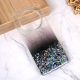 Torbica Silikonska Glitter za Xiaomi Redmi A3 crna - 214170