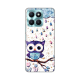 Torbica Silikonska Print Skin za Honor X6a Owl - 8019909